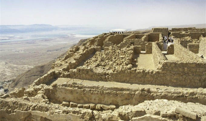 Dead Sea View from Massada - Israel