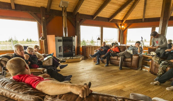Group Gathering at The Lodge - Courtesy of Churchill Wild - Arctic