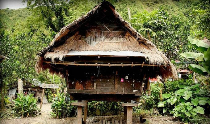 Banga-An. Traditional Ifugao House - Philippines
