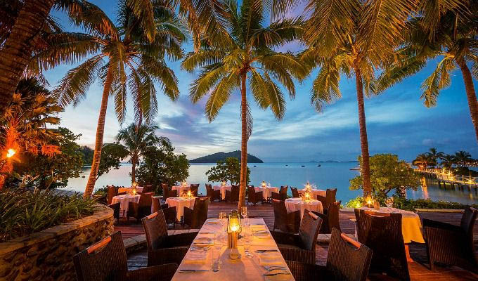LikuLiku Lagoon Resort, Fijiana Restaurant Outdoor Terrace - Fiji