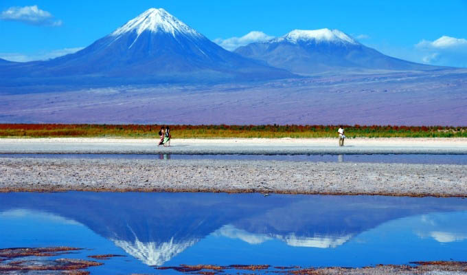 Atacama Desert: Cejar Lagoon & Licancabur Volcano - Chile