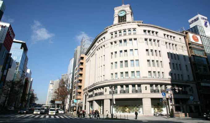 Wako store in Ginza, Tokyo - Japan