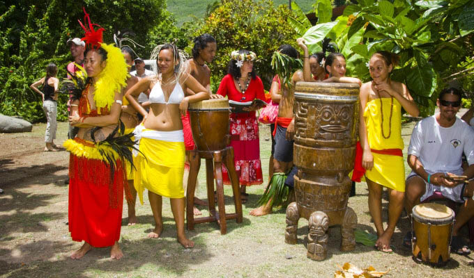 Marquesan Dancers - Marquesas Islands