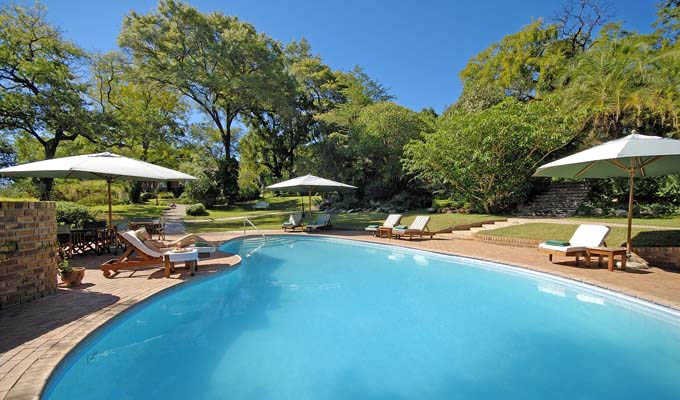 Stanley and Livingstone Lodge - Pool Area - Zimbabwe