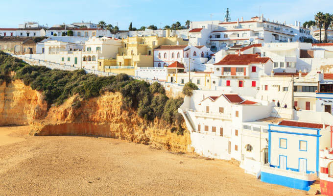 A panorama of Carvoeiro in Algarve region © Marcin Krzyza/Shutterstock - Portugal