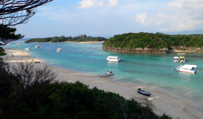 Kabira bay at Ishigaki Island - Japan