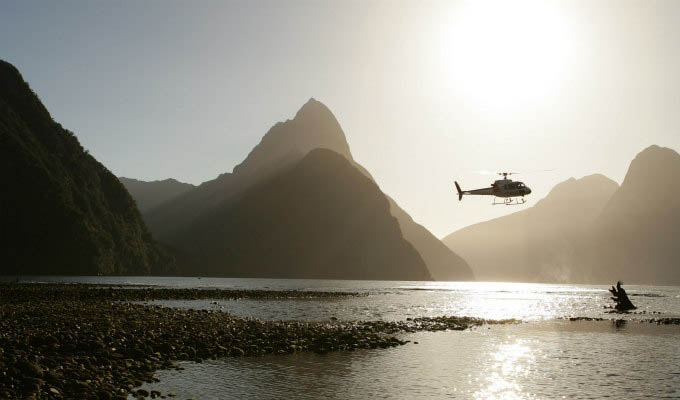 Milford Sound, Scenic Helicopter Flight © Glacier Southern Lakes Helicopters/Toursim New Zealand - New Zealand