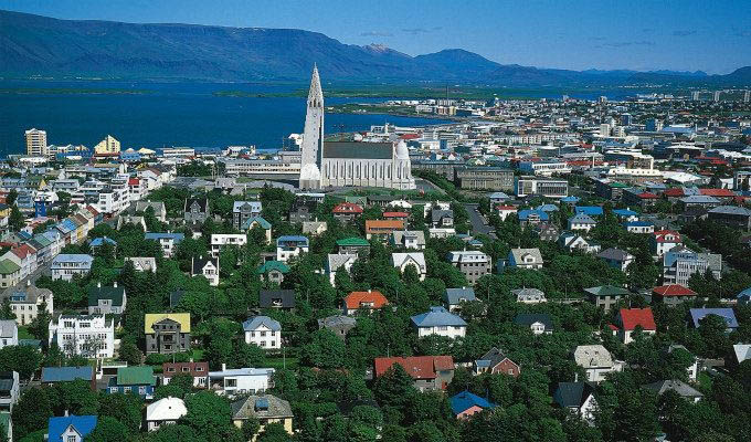 Reykjavik, Aerial View - Courtesy of Iceland Travel - Iceland