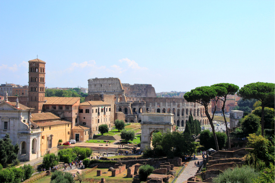 Roma Colosseo e foro romano 