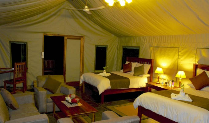 Bomani Tented Lodge, Spurwing Tent Interior - Zimbabwe