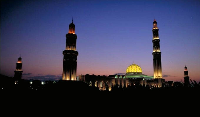 Muscat, City View at Night - Oman