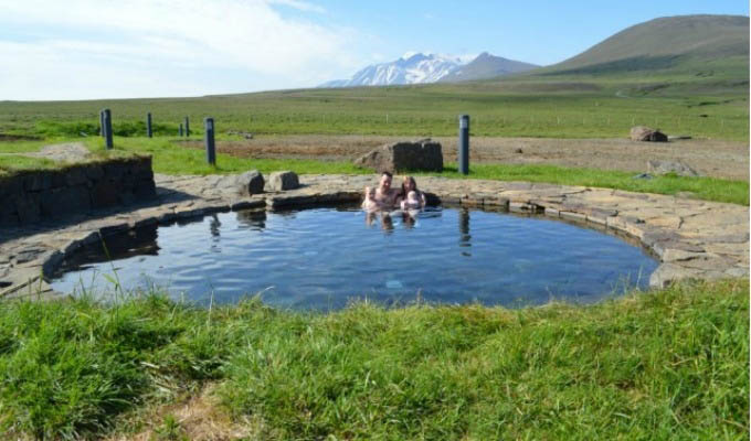 Laugarfell Hot Pools - Iceland