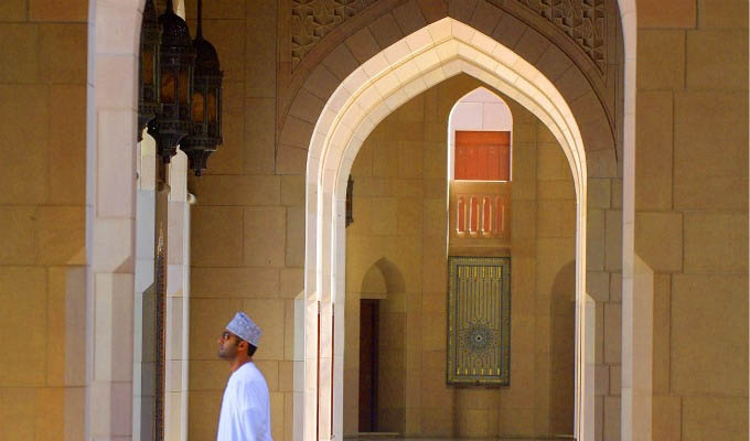 Muscat, Mosque Interior - Oman