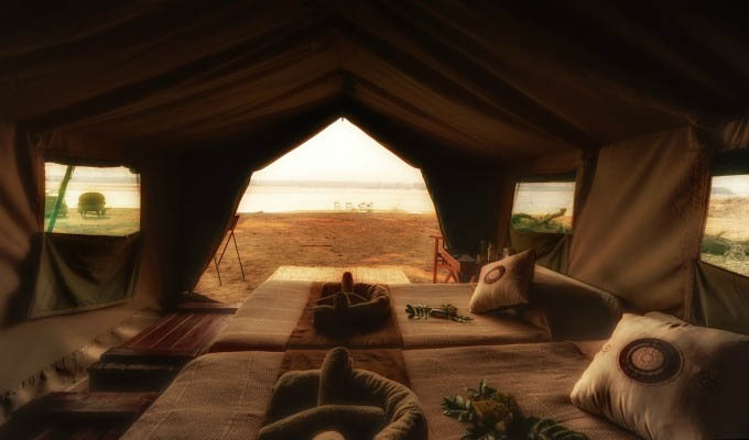 Zambezi Life Style Camp, View from The Tent - Zimbabwe