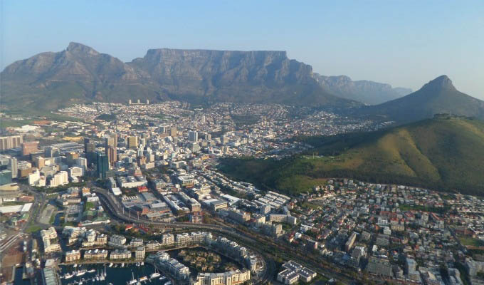 Cape Town, Aerial View - South Africa