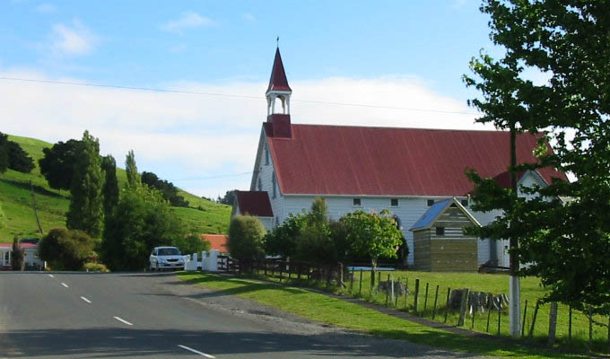 Puhoi Village, Church - New Zealand