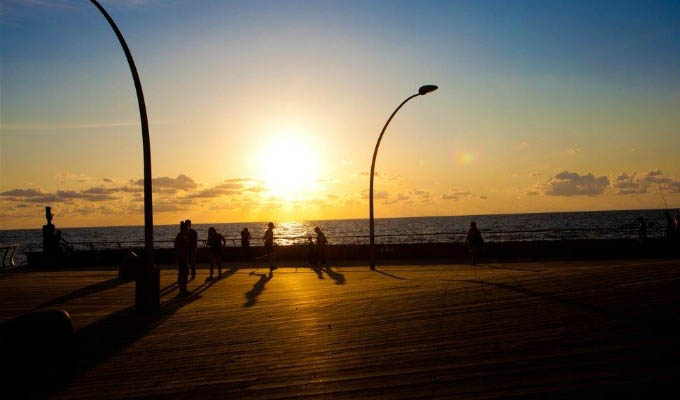 Tel-Aviv, Port at Sunset - Israel