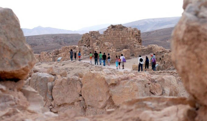 Exploring The Masada Fortress - Israel