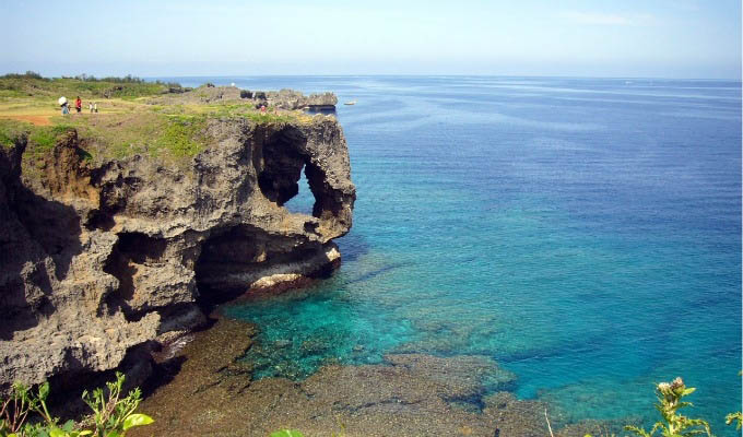 Okinawa, Manzamo Cliff - Japan