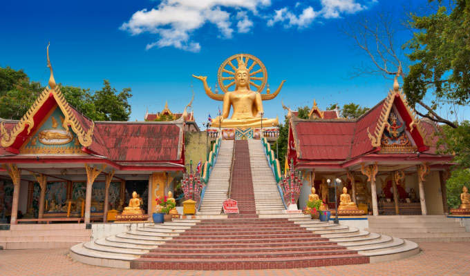 Big Buddha in Wat Phra Yai Temple, Koh Samui island, Thailand © Vitaly Titov/Shutterstock - Koh Samui 