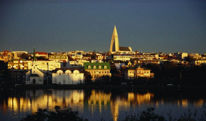 Reykjavik in The Evening - Courtesy of Iceland Travel - Iceland