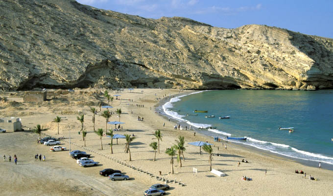 Oman - Beautiful beach in Muscat