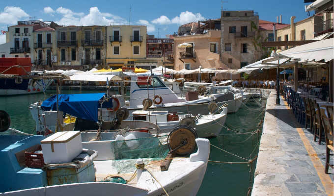 Rethymnon harbour - Greece