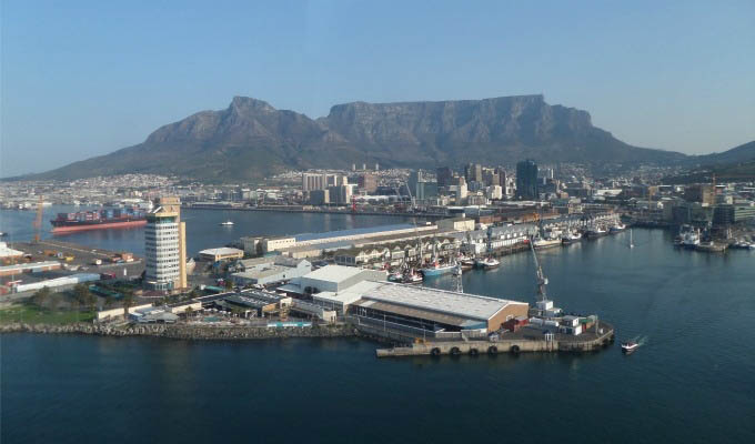 Cape Town, Panorama with Table Mountain - South Africa