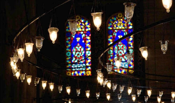 Istanbul, Blue Mosque Interior - Turkey