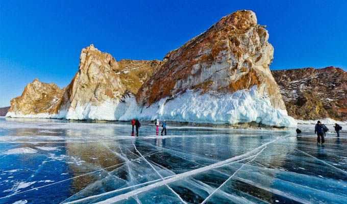 Lake in Winter - Lake Baikal