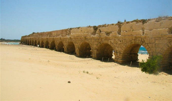 Caesarea, Roman Aqueduct - Israel