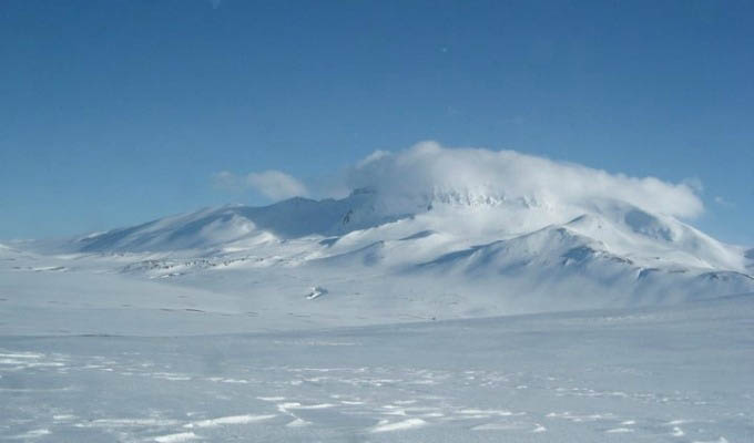 Snaefell Volcano in Winter - Iceland