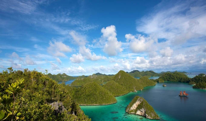 Raja Ampat & Tiger Blue Aerial View - Indonesia