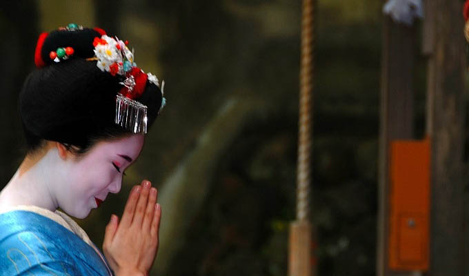 Kyoto - Miako in Matsuo Taisha Shrine - Japan