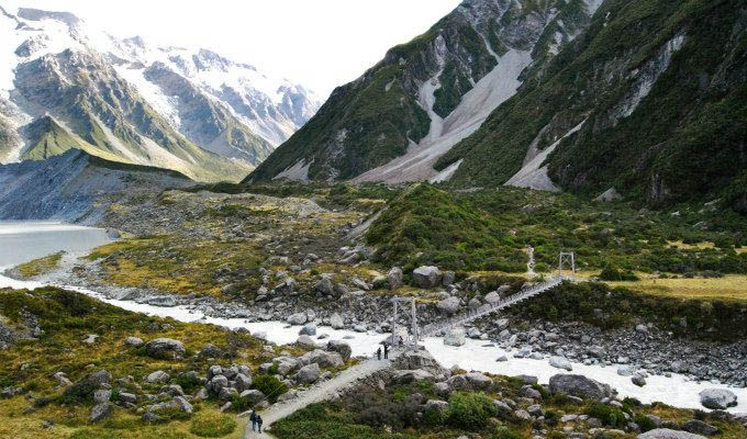 Canterbury, Hooker Valley © Tourism New Zealand - New Zealand