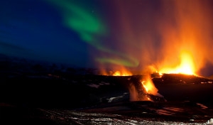 Islanda, natura e aurora boreale